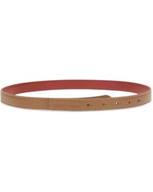 Loewe Reversible Leather Belt - White