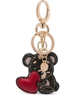 Liu Jo Keyring With Teddy Bear - White