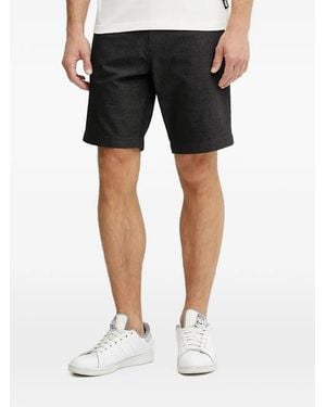 Picture Logo-Patch Chino Shorts - Black