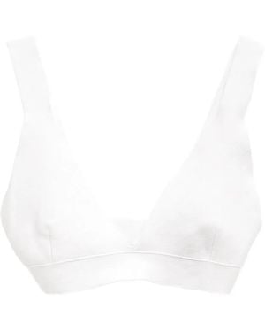 Lauren Manoogian Fine-Knit Bra - White