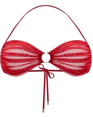 Zhilyova Icon ホルターネック ブラ - レッド