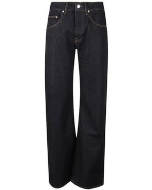 Donna Brasil Jean Ample À Coutures Contrastantes - Blue