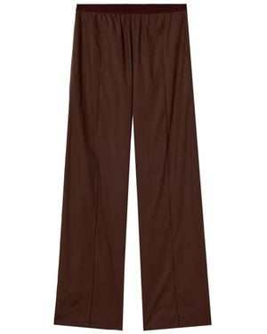Plan C Pantalon À Coupe Ample - Marron