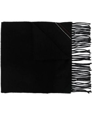 Tommy Hilfiger 1985 Woven Wool Scarf - Black