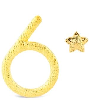 Natia X Lako Number 6 Earrings - Metallic