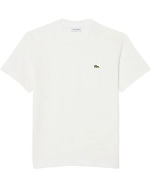 Lacoste T-Shirt À Col Rond - White