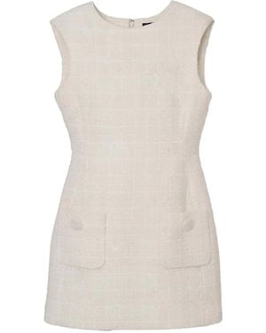Marc Jacobs Robe Courte En Tweed - Neutre