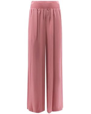 JOSEPH Nour Satin-Finish Pants - Pink