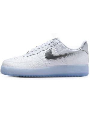 Nike Air Force 1 Lace-Up Sneakers - White