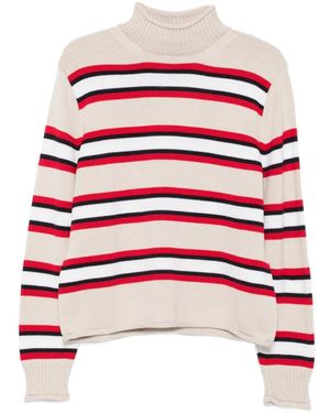 Semicouture Striped Jumper - Red