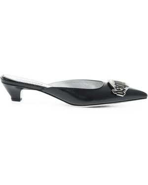 DSquared² Gothic Mule Sandals - White