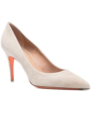 Santoni Pointed Heeled Court Shoes - Pink