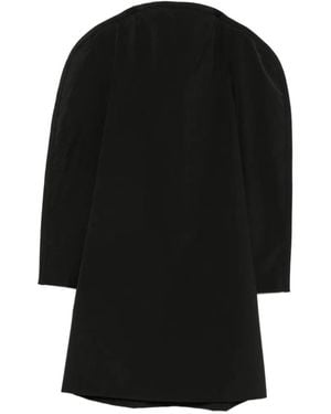 MM6 by Maison Margiela Puff-Sleeve Mini Dress - Black