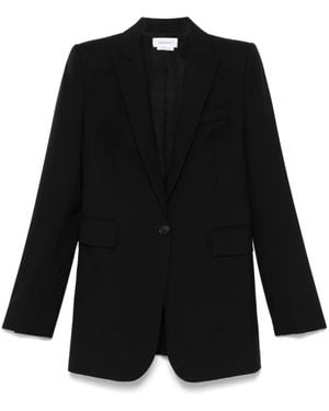 McQueen Blazer Con Spalline - Nero