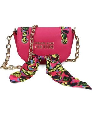 Versace Jeans Couture Baroque-Print Shoulder Bag - Pink