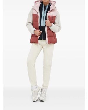 Columbia Hooded Quilted Vest - White