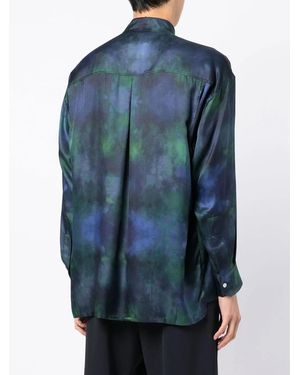 Ahluwalia Shakti Long-Sleeve Shirt - Blue