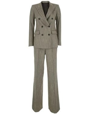 Tagliatore Double-Breasted Suit - Gray