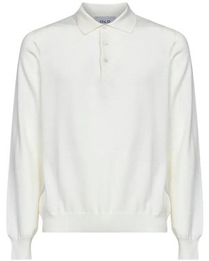 D4.0 Virgin Wool Polo Shirt - White