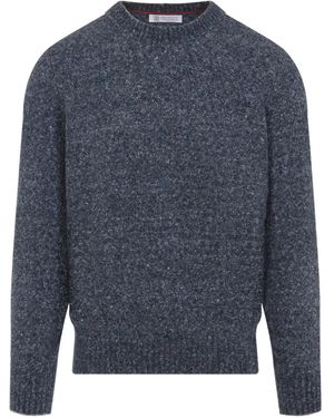 Brunello Cucinelli クルーネック セーター - ブルー
