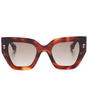 Etro Occhiali Da Sole Oversize - Marrone