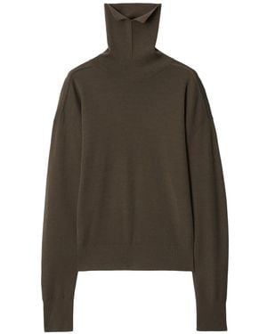 Burberry Wool Jumper - Brown