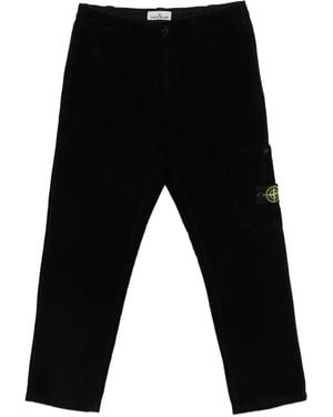 Stone Island Corduroy Trousers - Black