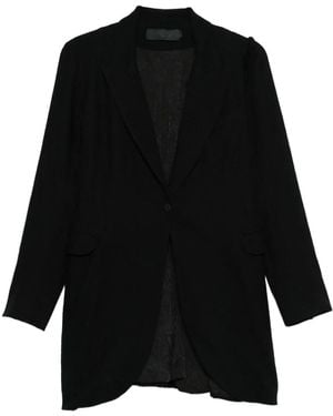 Marc Le Bihan Single-breasted Fitted Jacket - ブラック