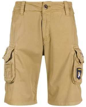 Alpha Industries Multi-Patch Cargo Shorts - Natural
