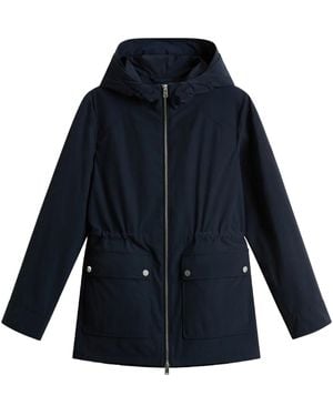 Woolrich Jack Met Capuchon - Blauw