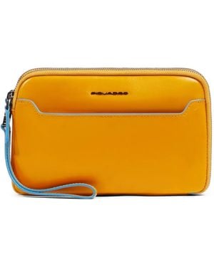 Piquadro Wrist-Strap Clutch - Orange