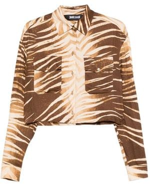 Just Cavalli Buttoned Shirt - Natural