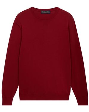 Brooks Brothers Long-Sleeve Crew Neck Jumper - Red