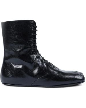 絶品】 ANN DEMEULEMEESTER ショート ブーツ 箱 シューズケース付