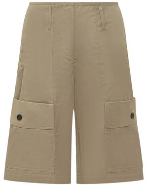 IRO Izyra Cargo-Pockets Shorts - Natural