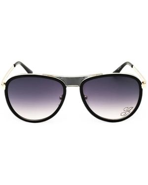 GUESS EYEWEAR Pilot-Frame Sunglasses - Black
