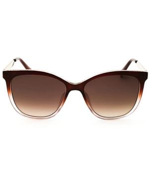 Fossil Gradient-Effect Rectangle-Frame Sunglasses - Brown