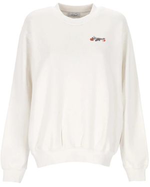 Off-White c/o Virgil Abloh Floral-Print Sweater - White