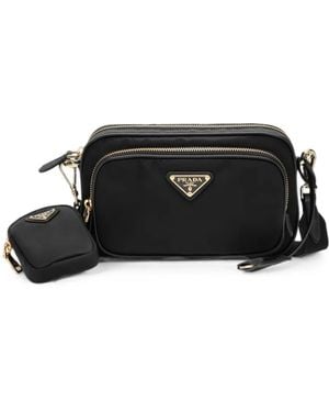 Prada Re-Nylon Shoulder Bag - Black