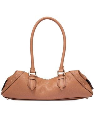 Lancel Small Charlie Shoulder Bag - Brown