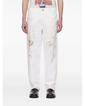 PALY Paint-Splatter Pants - White