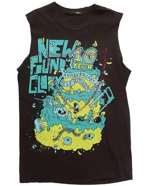 HTC Studded Graphic-Print T-Shirt - Black