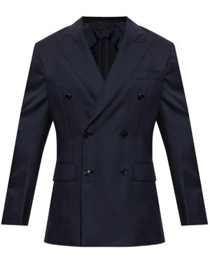 Brioni Double-Breasted Blazer - Blue
