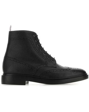 Thom Browne ウイングチップ ブーツ - ブラック