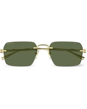 Gucci Rimless Sunglasses - Green