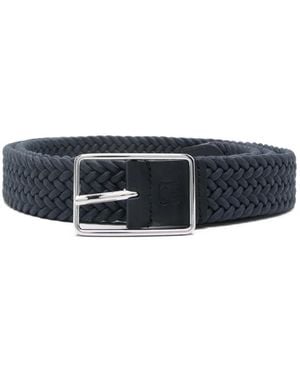 Corneliani Braided Buckle Belt - Blue