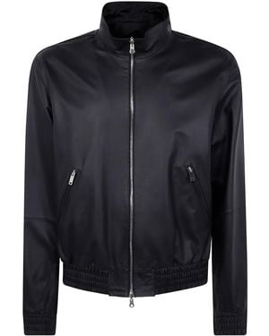 Desa Leather Jacket - Blue