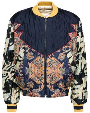Pierre Louis Mascia Adana Bomber Jacket - Blue