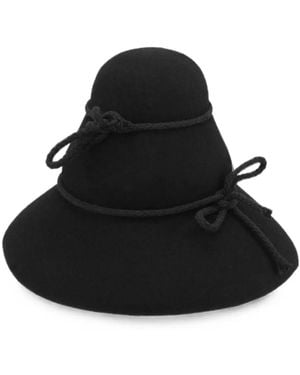 Henrik Vibskov Tower Sculptural-Crown Hat - Black