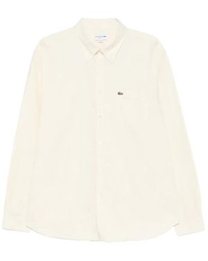Lacoste Logo-Patch Shirt - White
